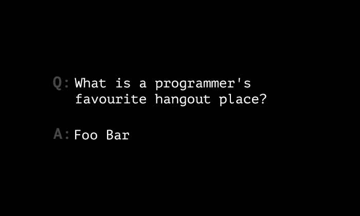 Foo-bar-joke