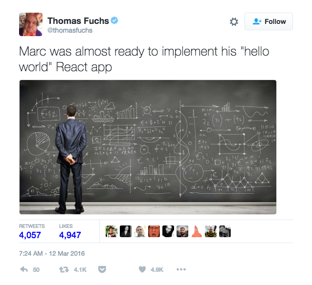 React application setup